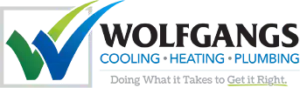 Wolfgang’s Cooling, Heating and Plumbing logo, a Phoenix HVAC provider serving the East Valley with AC repair, maintenance, and plumbing services.