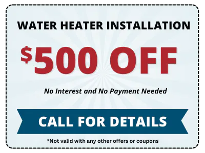Water Heater Installation Coupon